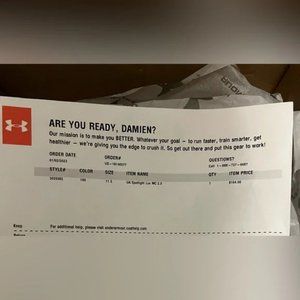 UA Spotlight Lux MC 2.0 Football Cleats (BRAND NEW!! NEVER WORN)